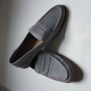 Sperry Top-Sider suede leather blueish gray shoes size 11